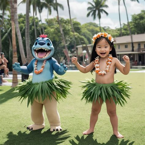 Lilo and Stitch Hula Dance | Stable Diffusion Online