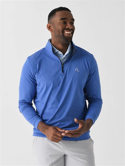 Rhoback Men's Heather Performance Quarter-Zip | $124.00 | Saint Bernard