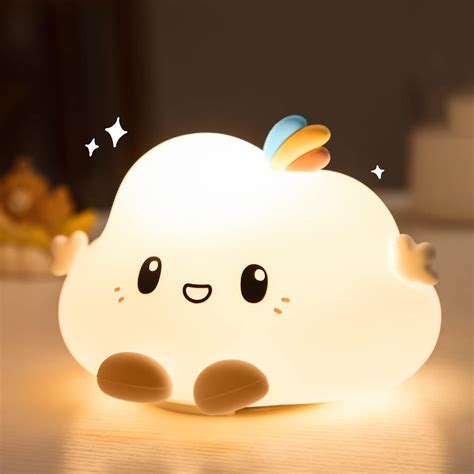 Mubarek Baby Night Light Cloud light,Cute Kids Night Lights for Bedroom ...