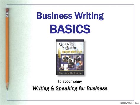Image result for Business Writing Basics