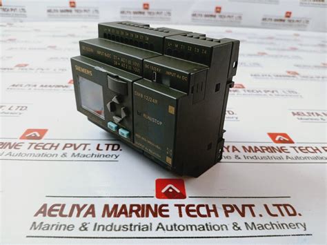 Siemens 6ed1 052-1md00-0ba5 Logic Module Logo 12/24rc With Dm8 12/24r ...