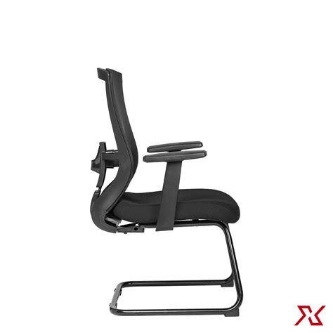 ZINC Medium Back Visitor (Black Chair) – Exclusiff Seating Sytems