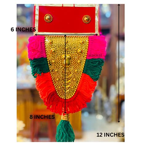 HANDCRAFTED TRADITIONAL KERALA NETTIPATTAM ( 1 FEET HEIGHT ) | WALL DE ...