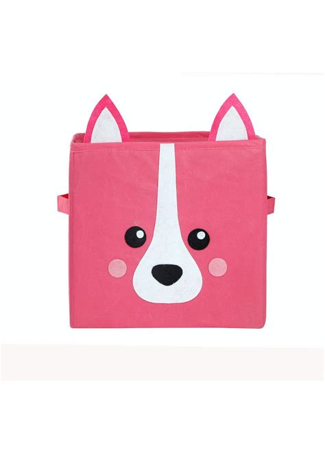 Get Pink Cat Patch Foldable Storage Cube at ₹ 449 | LBB Shop