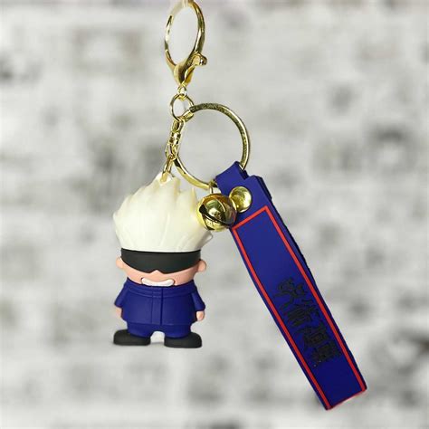 Gojo Satoru Rubber Keychain | Jujutsu kaisen anime | SoulAbiti