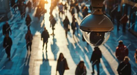 Premium Photo | CCTV Surveillance network and face recognition lack of ...
