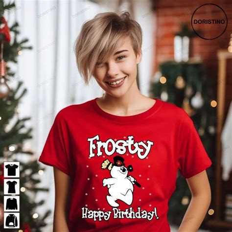 Cute Happy Birthday Frosty The Snowman Christmas 2 Doristino Limited ...