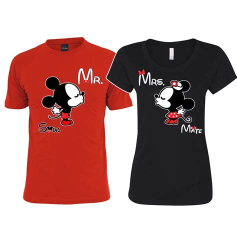 Mr And Mrs Disney Shirts Personalized Disney Mr And Mrs Matching