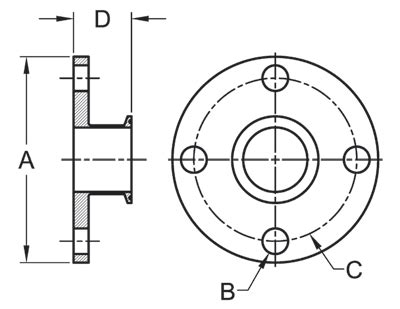 Stainless Steel Sanitary Flanges and 316 Tri Clamp Flange Manufacturer