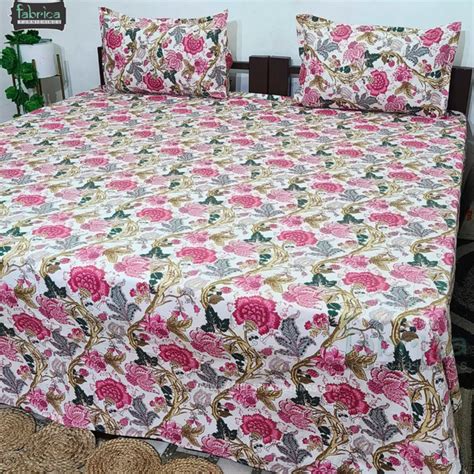 Anokhi Printed King Size Bedsheet Set