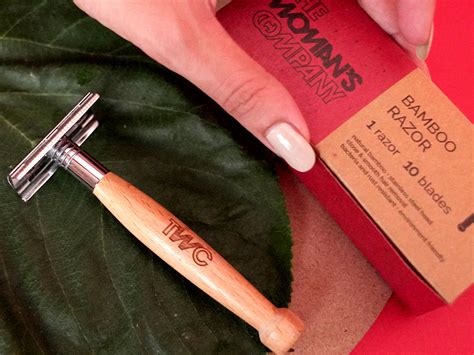 THE WOMAN'S COMPANY Bamboo Safety Razor For Men & Women With Bio ...