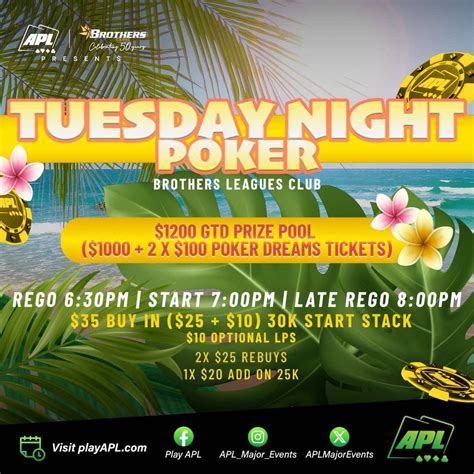 Tues $1200 gtd Brothers, Brothers Cairns, Manunda, 13 May 2025 | AllEvents