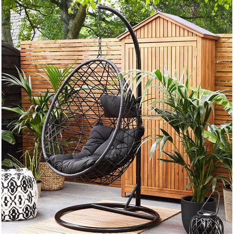 Dreamline Single Seater Hanging Swing With Stand For Balcony , Garden ...