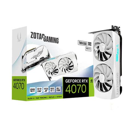 Buy Zotac RTX 4070 Twin Edge OC White GPU| Mdcomputers