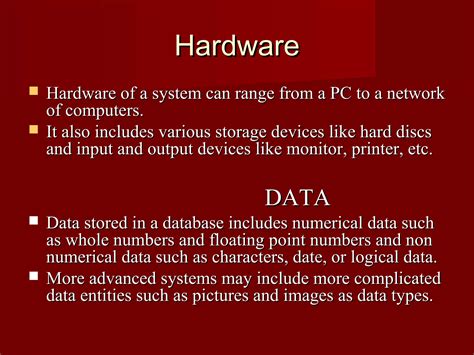 Components of Database 的图像结果