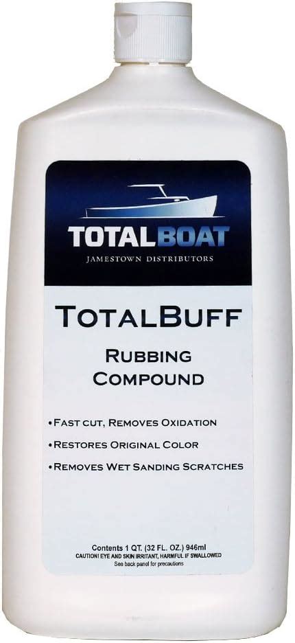 TotalBoat TotalBuff Marine Rubbing Compound (Quart) India | Ubuy