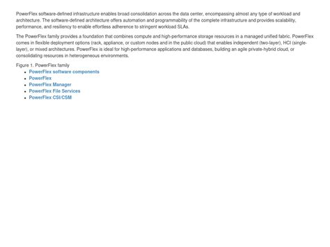 Dell Technologies PowerFlex PowerFlex Overview 的图像结果