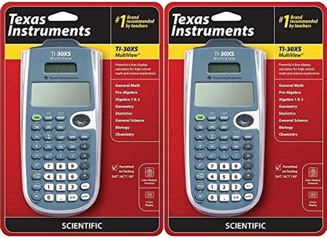 Texas Instruments TI-30XS Multiview Scientific Calculator (2 Pack ...