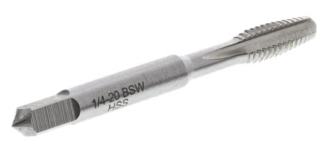 RS PRO | RS PRO Tap Set, 1/4 BSW Thread, BSW Standard, Hand Tap | 152 ...