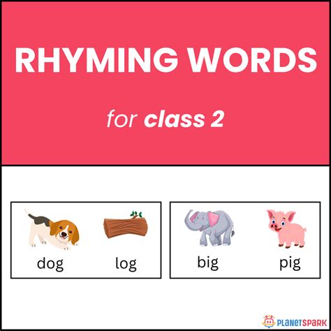 English Rhyming Words List & Examples - Easy for Kids