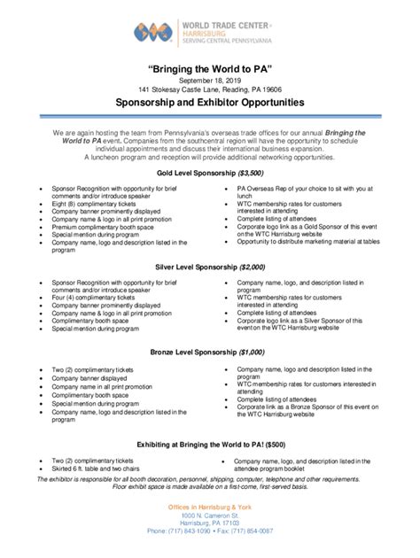 Fillable Online register wtccentralpa Bringing the World to PA - WTC ...