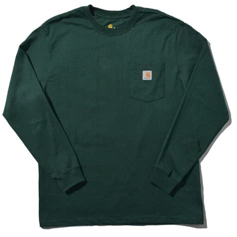 Carhartt (カーハート) ワークウェア ロングスリーブTシャツ HTG ハンターグリーン RN14806 K126 | FAITH