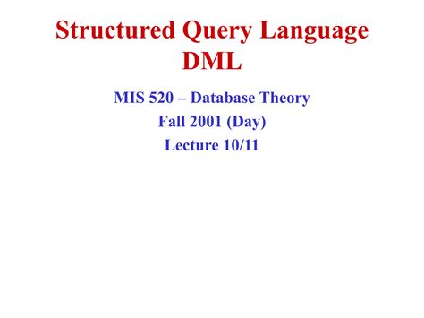 Image result for SQL Data Manipulation Language Commands