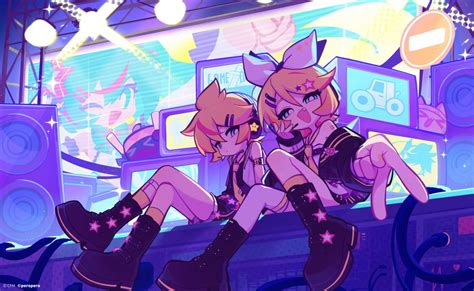 Rin and Len welcome you to Muse Dash !! | Cute drawings, Vocaloid, Anime