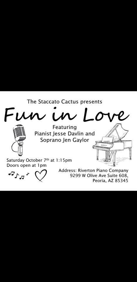 Fun In Love Performance , Riverton Piano Company Peoria (Peoria, AZ), 7 ...