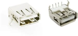 RISARYA RIGHT ANGLE A TYPE USB 2.0 FEMALE 4-PIN, PCB SOCKET,1PCS ...