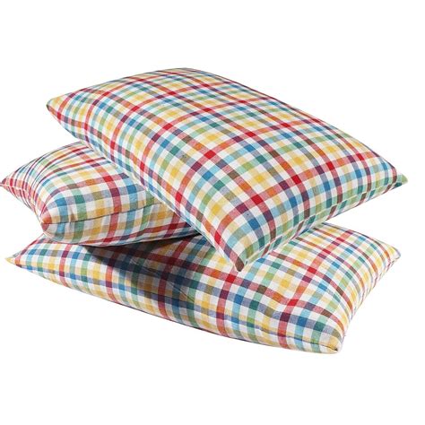 Unite Source Breathable Cotton Fabric Sleeping Pillow with Grey Cotton ...