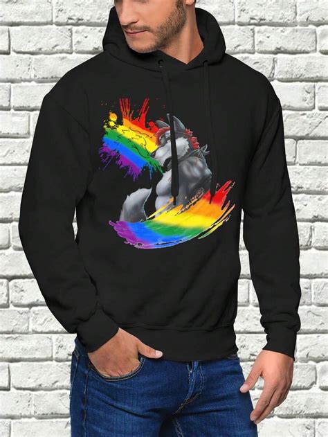 Bandit The Wolf - Pride Month Men Hoodies Tags: Fandom, Fantasy, Furry ...