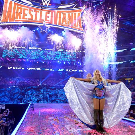 Slideshow: WrestleMania 32: Charlotte vs Becky Lynch vs Sasha Banks ...