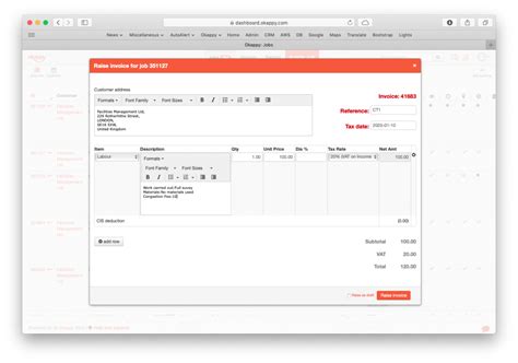 Image result for KashFlow Create Invoice