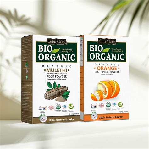 Bio Organic Mulethi & Orange Peel Powder Combo Pack - 200gm – Indus Valley