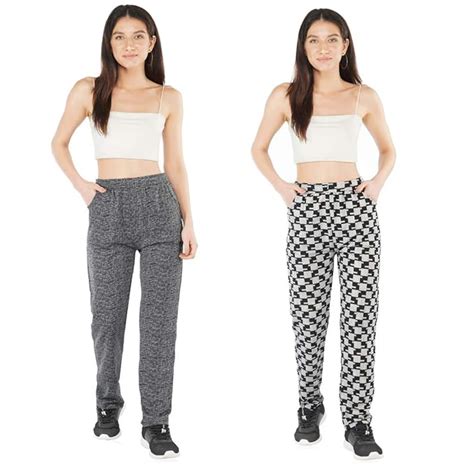 Buy Tik Tok Wears Girl's Regular Fit Printed Joggers Pack of 2 (40 ...