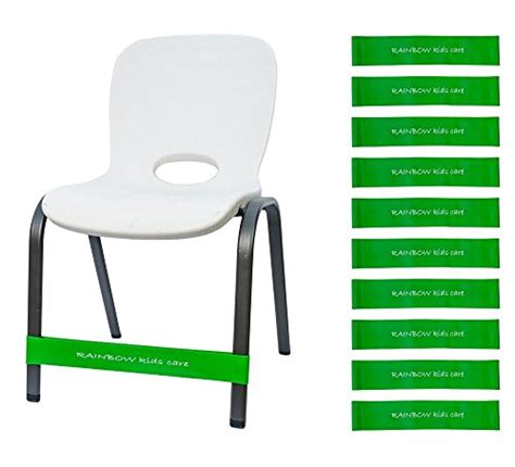 Buy (10-Pack) Rainbow Thicker Kick Bouncy Chair Fidget Bands - Improves ...