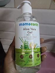 Mamaearth Aloe Vera Gel - 300ml | For Face, with Pure Aloe Vera ...