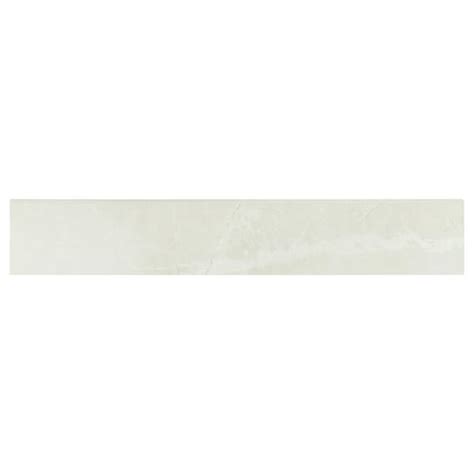 Buy Madison Luna 3 in. x 18 in. Polished Porcelain Bullnose Wall Tile ...