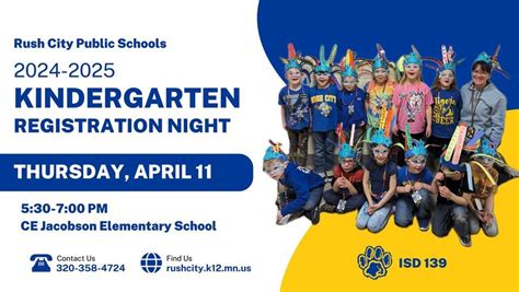 Kindergarten Registration Night, C.E. Jacobson Elementary, Rush City ...