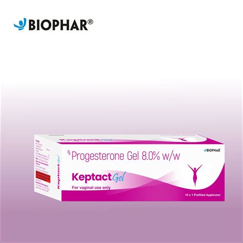 Keptact Gel | Progesterone 8% Vaginal Gel for Infertility & HRT – Biophar