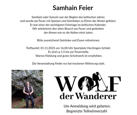 Samhain Feier, Hechingen-Schlatt, Ofterdingen, 1 November 2025 | AllEvents