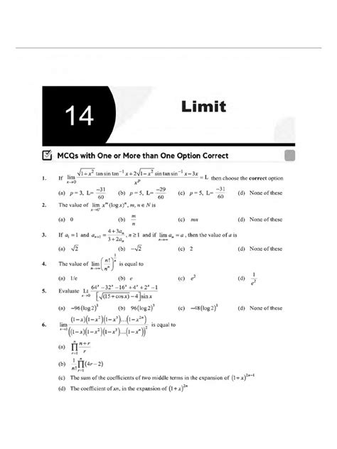 Image result for Limit Questions