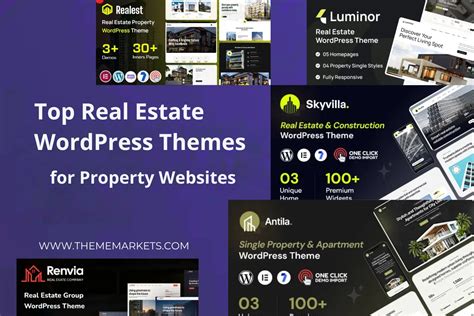 Best 10 Real Estate WordPress Themes for Property Sites