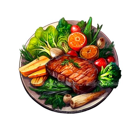 Grilled Steak Clip Art