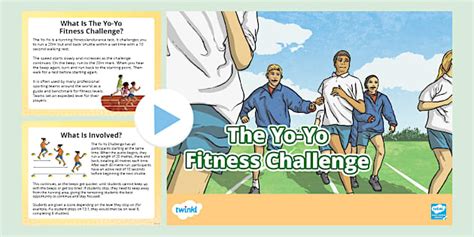 Yo Yo Fitness Challenge Explanation PowerPoint