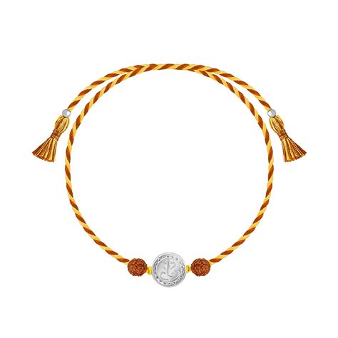 GIVA 925 Vignesha Rudraksha Rakhi|Raksha Bandhan Rakhi for Brother ...
