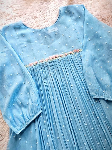 HN304 - Defab Georgette Top | House Of Noor