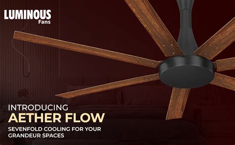 Buy Luminous/RR Signature Aether Flow High Air Delivery Ceiling Fan ...