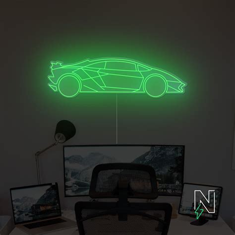Buy Lamborghini Car Neon Light Sign Online in India | Neon Attack